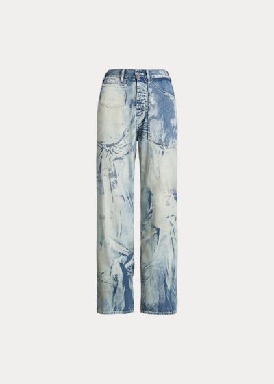 Jeans Ralph Lauren Mujer Azules - Bleached Work - IRTLJ0316